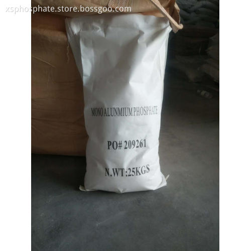 Monoaluminum phosphate refractory materials bricks